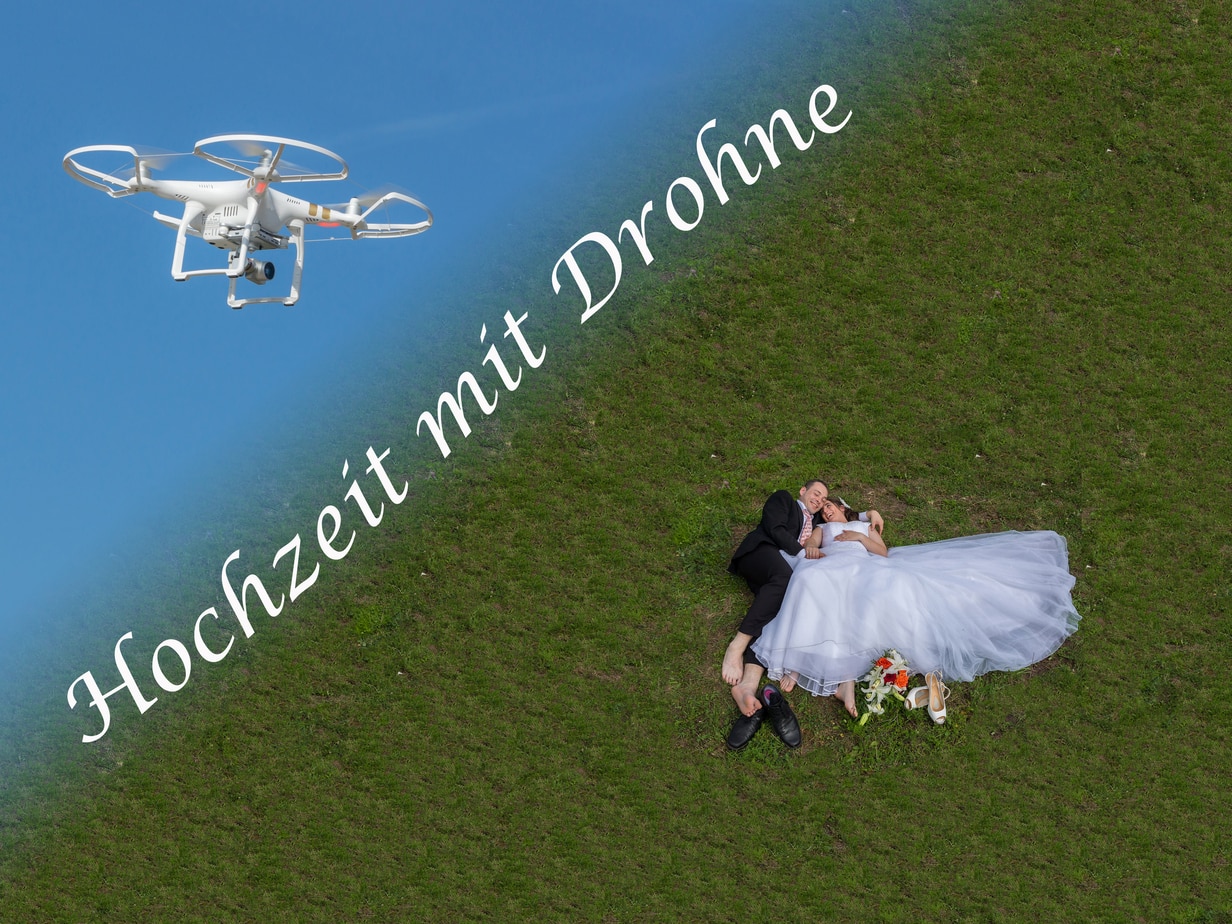 Hochzeitsvideo mit Drohne - etwas Besonderes